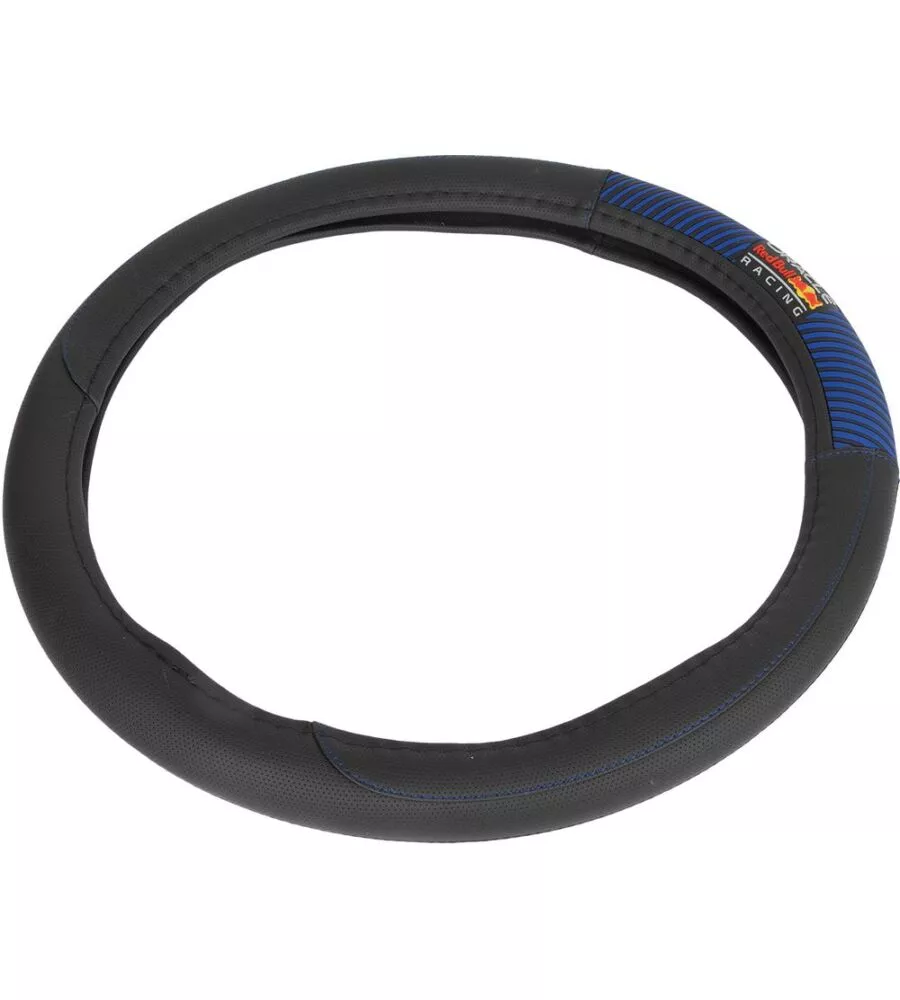 Coprivolante auto universale RedBull "Blended Lines" nero e blu 38cm