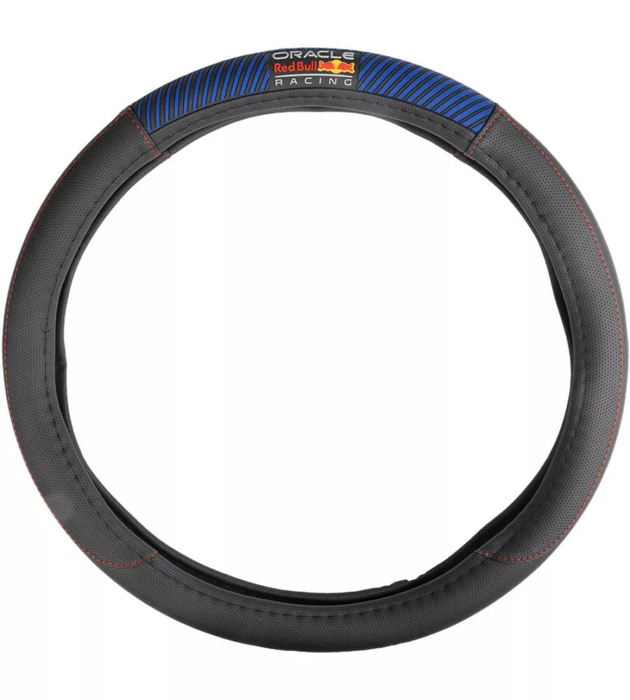 Coprivolante auto universale RedBull "Blended Lines" nero e rosso 38 cm