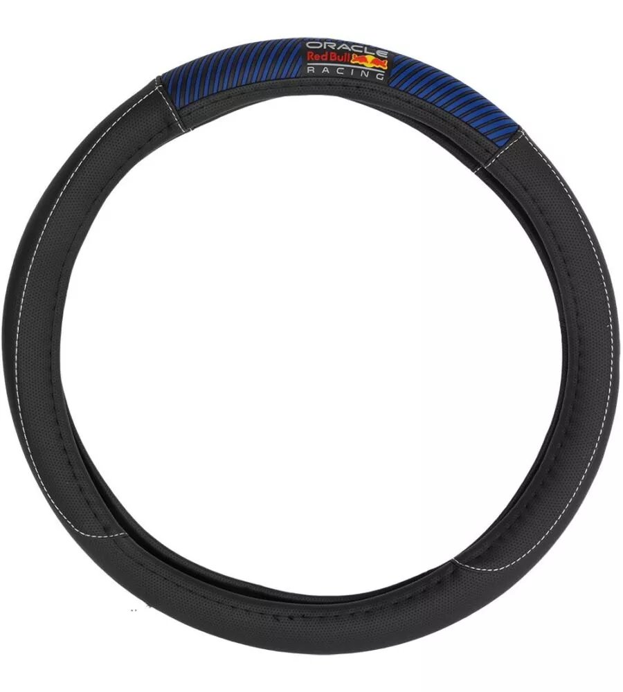 Coprivolante auto universale RedBull "Blended Lines" nero e bianco 38 cm