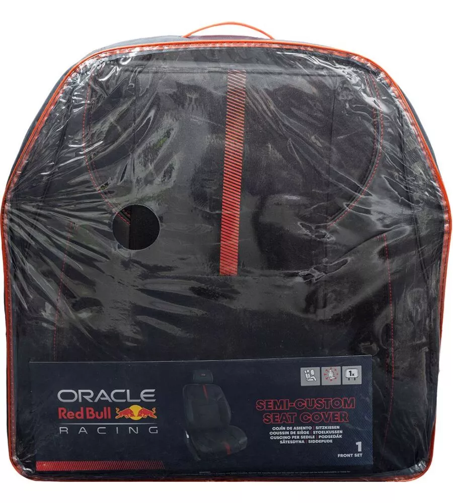 Coprisedile auto RedBull "Semi Custom Powerbar" nero e rosso