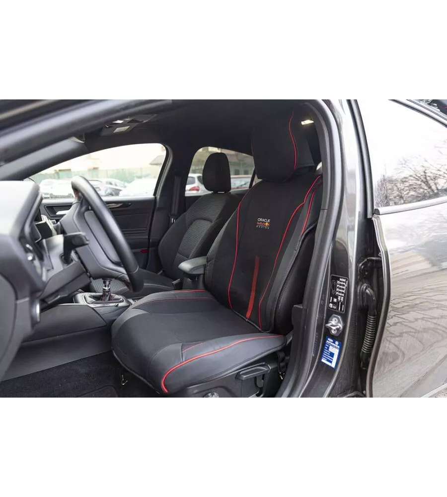 Coprisedile auto RedBull "Powerbar" nero e rosso