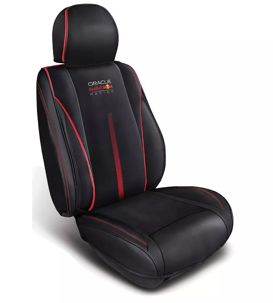 Coprisedile auto RedBull "Powerbar" nero e rosso