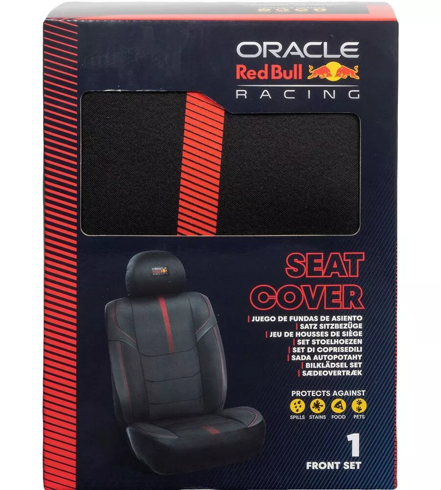 Coprisedile auto RedBull "Powerbar II" nero e rosso