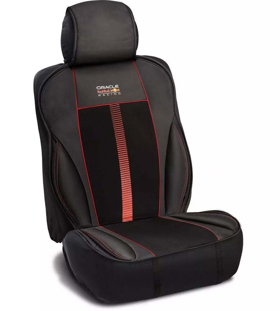 Schienale singolo auto RedBull "Powerbar" nero e rosso