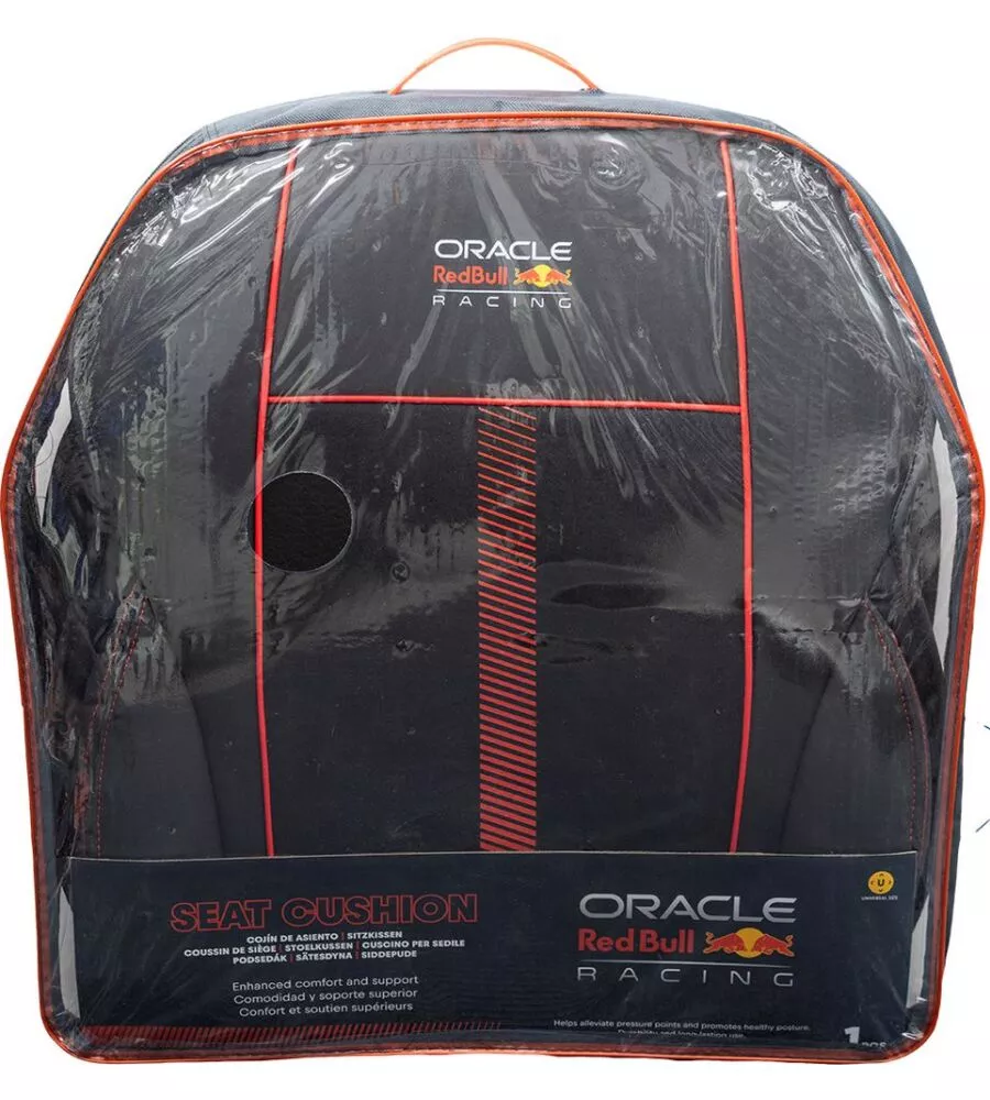 Schienale singolo auto RedBull "Powerbar" nero e rosso