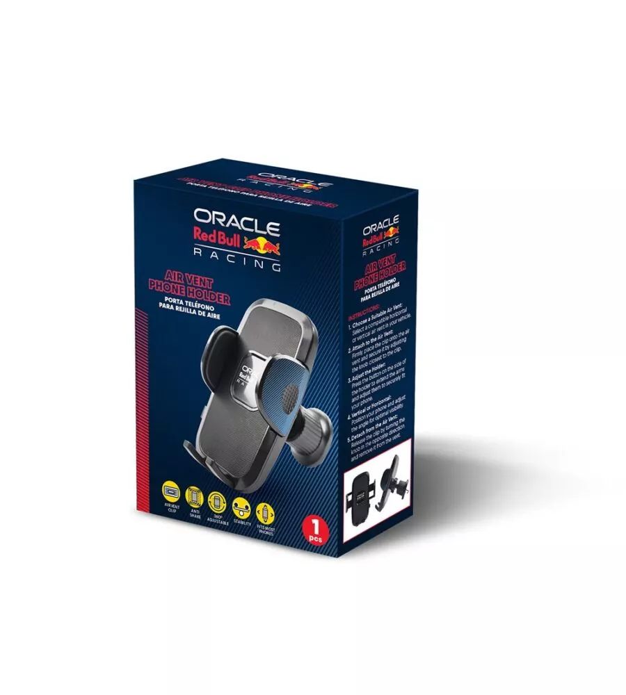 Porta telefono regolabile per presa d'aria RedBull con caricabatterie