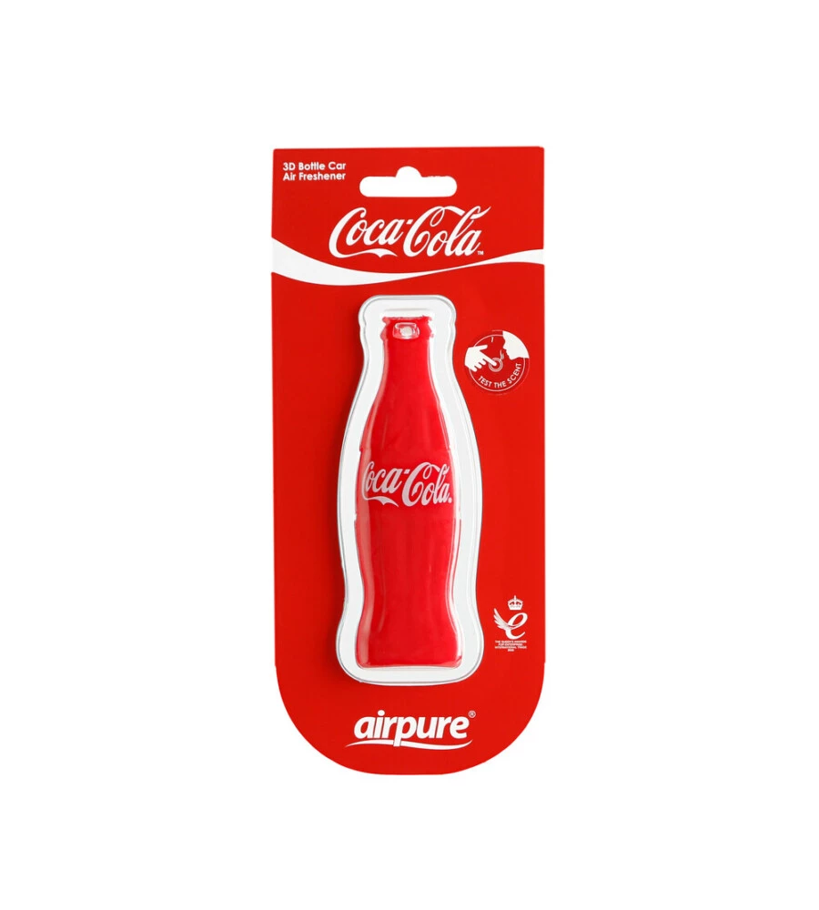 Profumatore auto bottiglia Coca Cola fragranze assortite