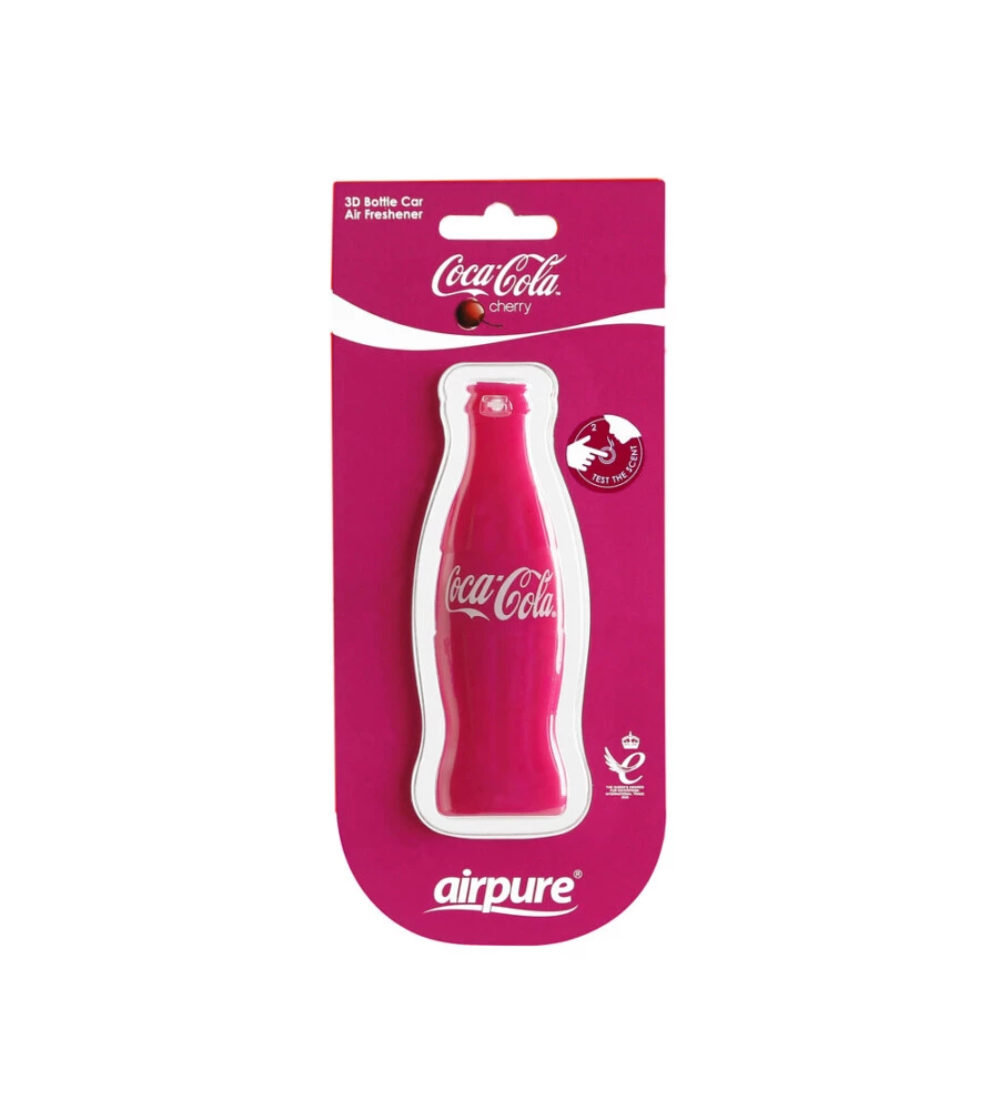 Profumatore auto bottiglia Coca Cola fragranze assortite