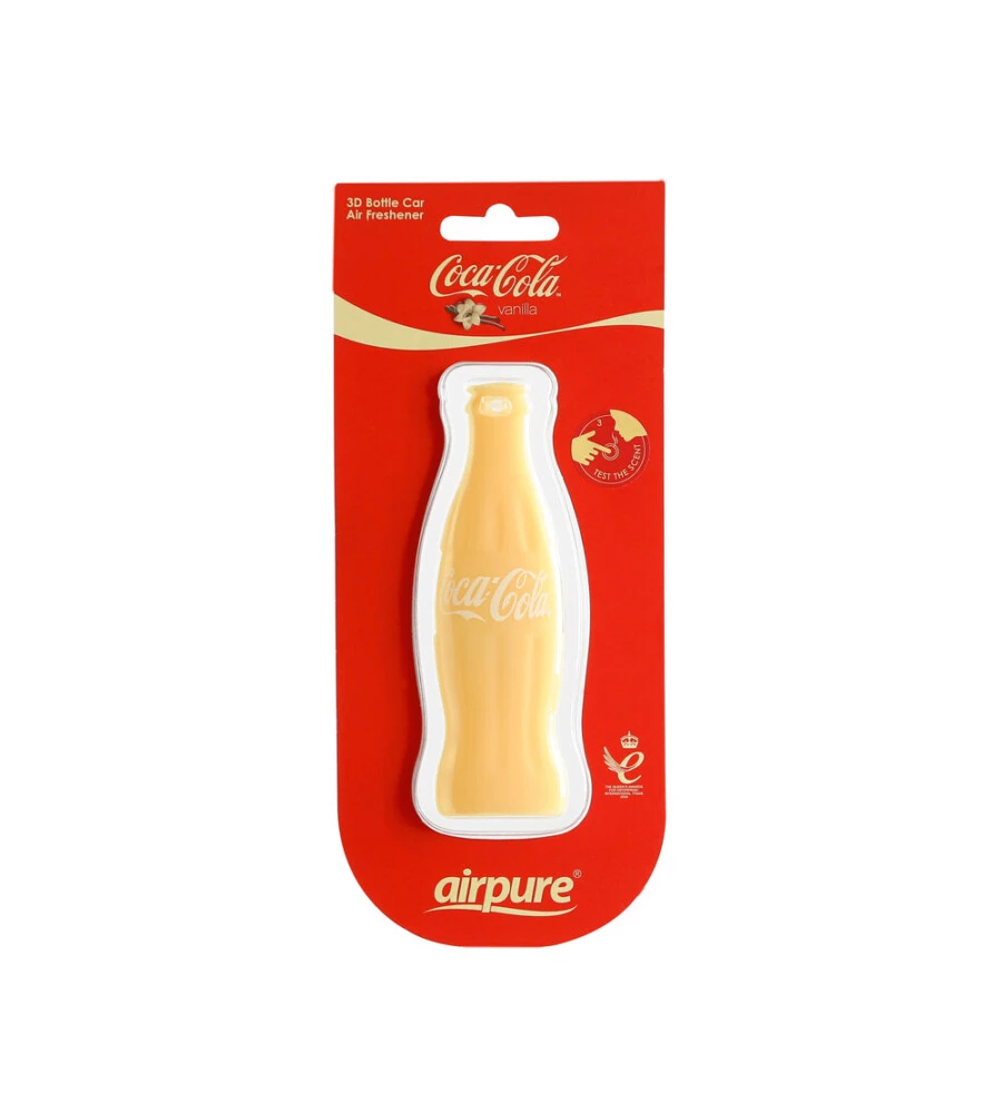 Profumatore auto bottiglia Coca Cola fragranze assortite