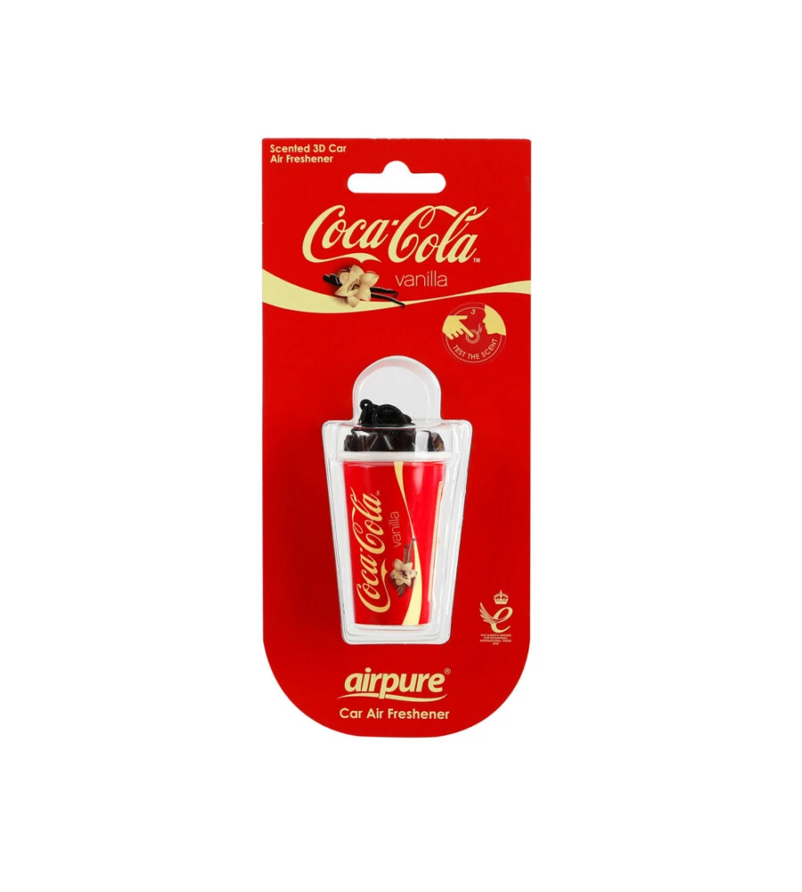 Profumatore auto bicchiere Coca Cola fragranze assortite