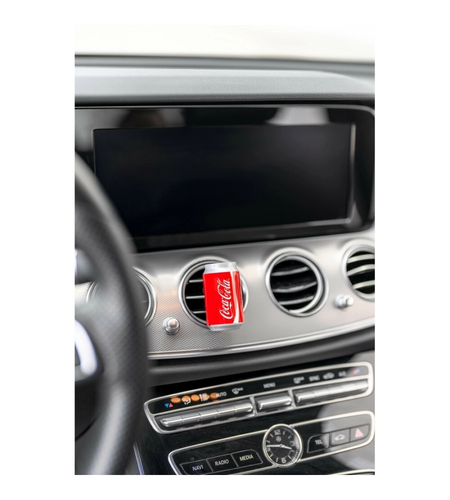 Profumatore auto lattina Coca Cola con clip