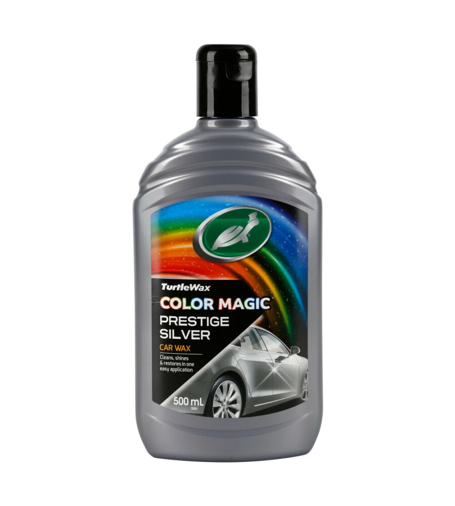 Cera protettiva TurtleWax "Color Magic" argento 500ml