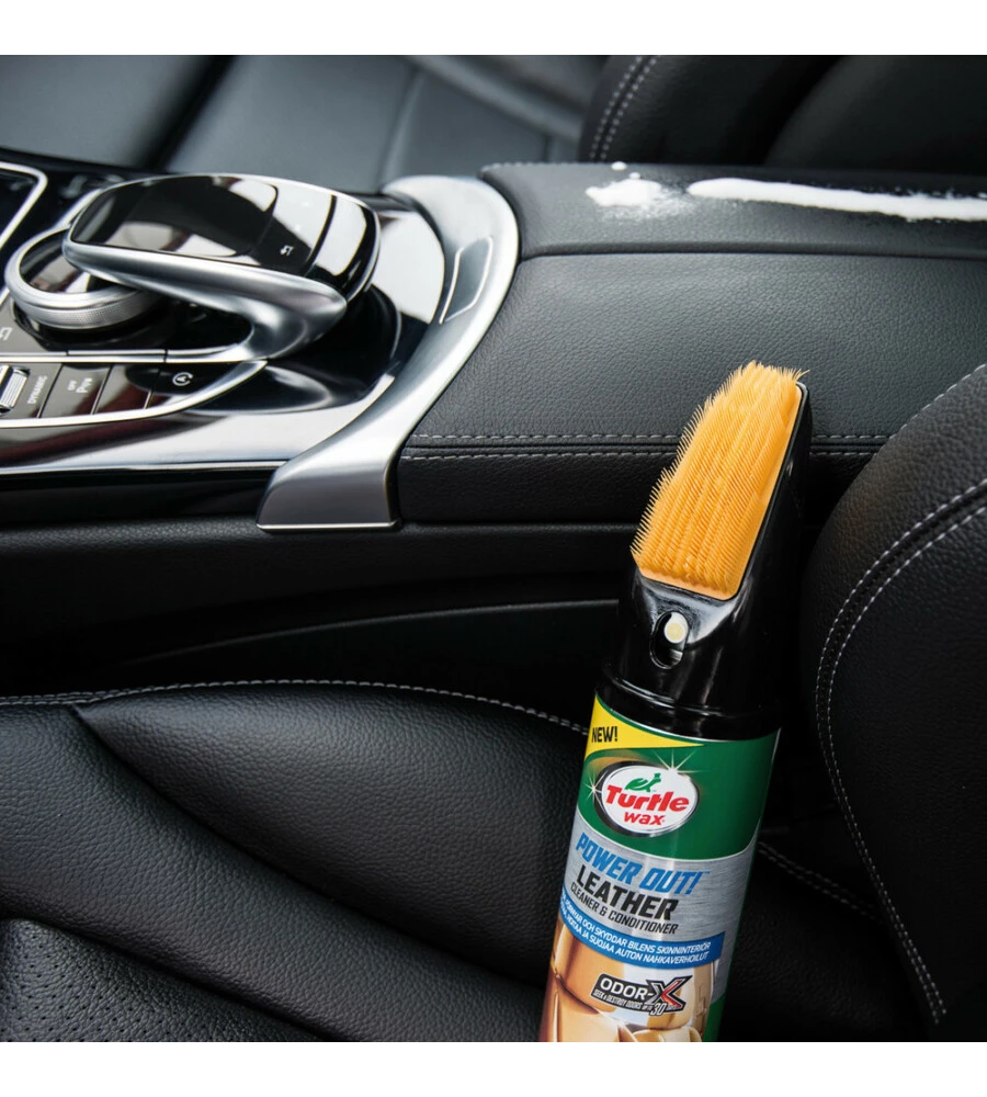 Pulitori e balsamo per interni in pelle TurtleWax 400ml