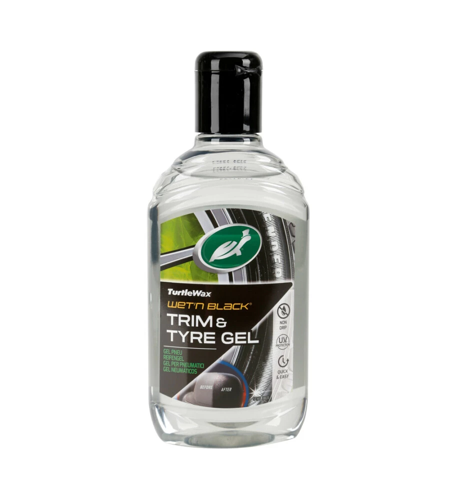 Lucida pneumatici in gel TurtleWax "Wet 'n' Black" 300ml