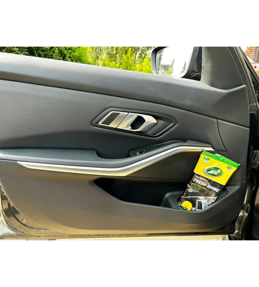 Salviette per cruscotto TurtleWax "Fresh Shine" effetto opaco 24 pezzi