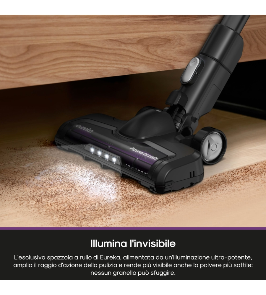 SCOPA ELETTRICA RICARICABILE EUREKA "NEC520" 200W