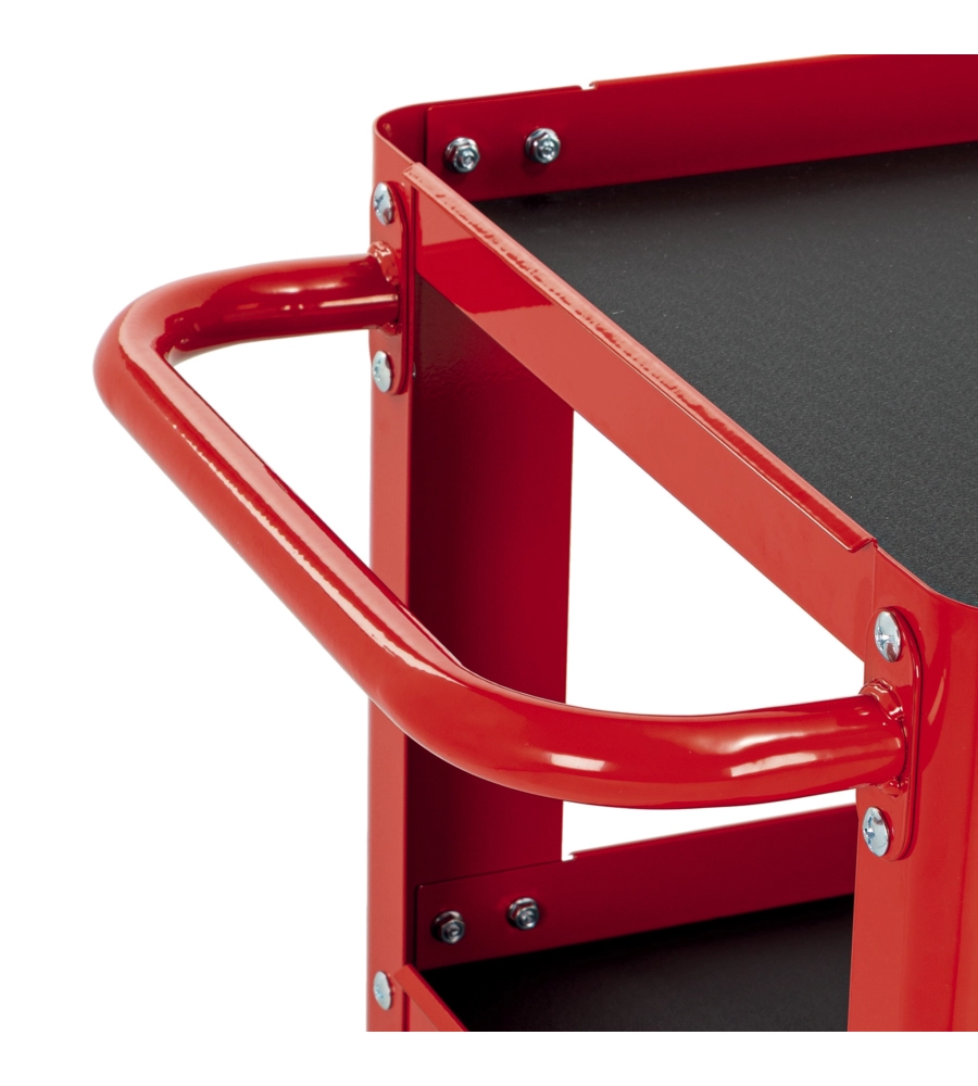 Carrello porta attrezzi 3 ripiani Usag "504 SR" rosso 90,1x45,2x84,9 cm