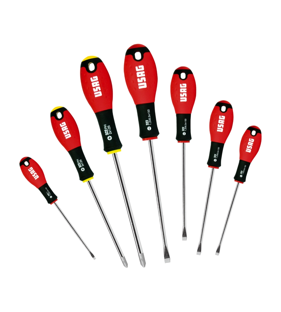 Set 7 cacciaviti Usag "322 SH7" croce Phillips