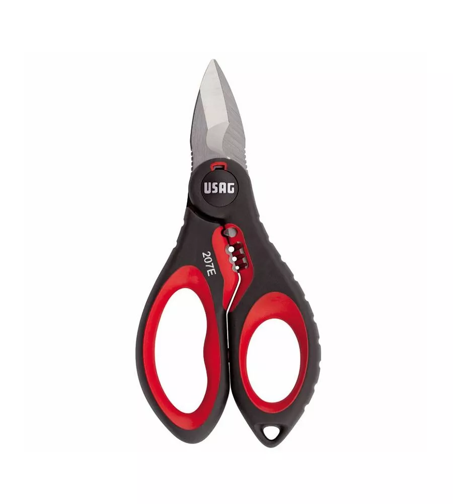 Forbice per elettricista Usag "207 E" in acciaio inox