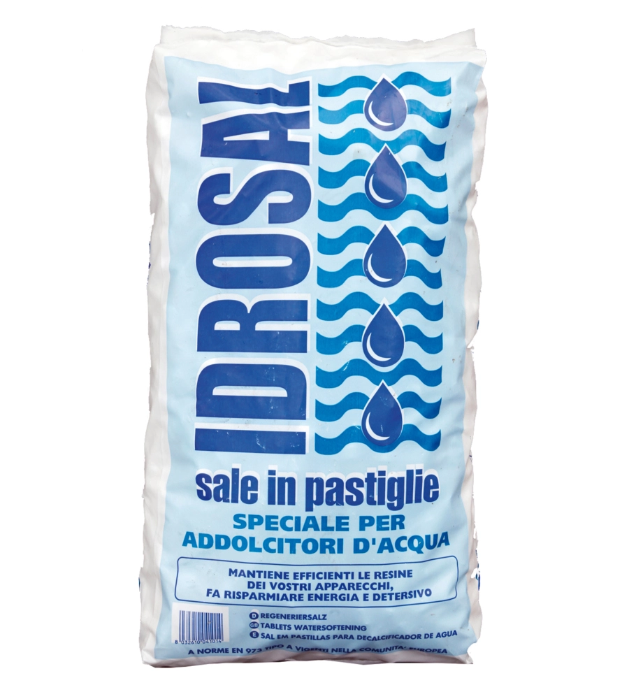 Sale in pastiglie per addolcitori d'acqua Idrosal 10 kg