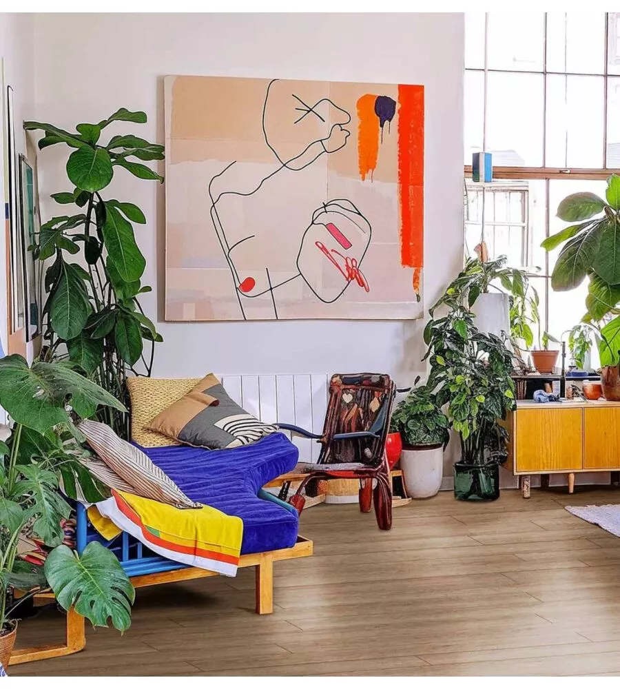 Pavimento laminato ibrido rovere opale caffè Kimono "Kiwi" 5,5 mm ac4 2,39 m²