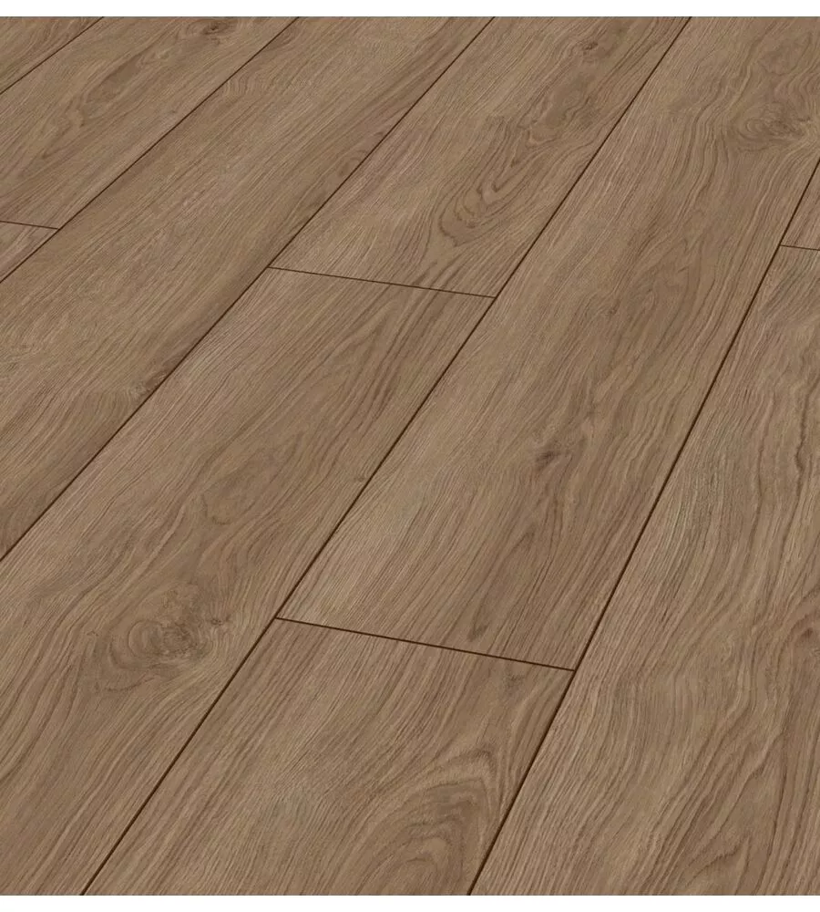 Pavimento laminato ibrido rovere opale caffè Kimono "Kiwi" 5,5 mm ac4 2,39 m²