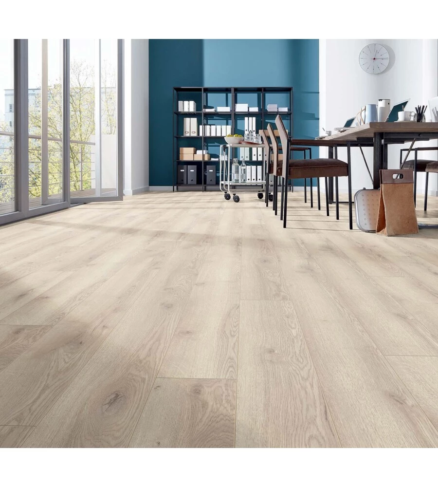 Pavimento laminato rovere beige Kimono "Mammut" 12 mm ac5 1,387 m²