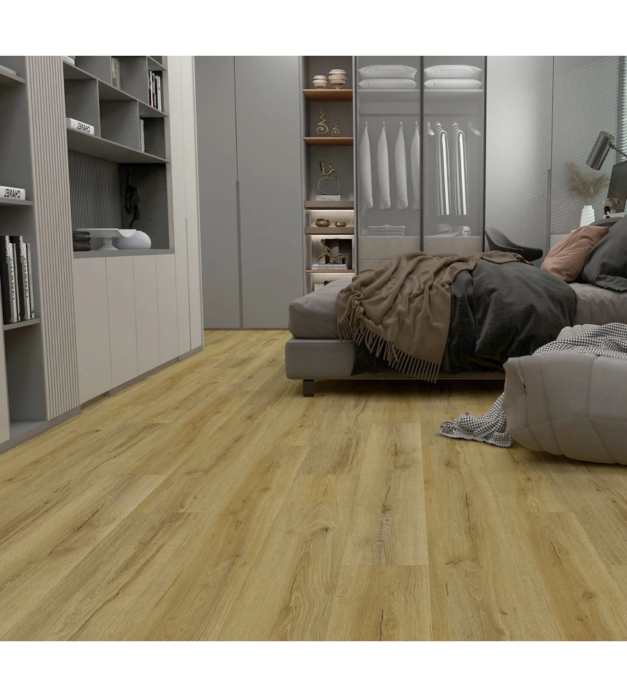 Pavimento spc rovere vinilico Kimono "Paris Light" 4,5 mm ac3 2,184 m²