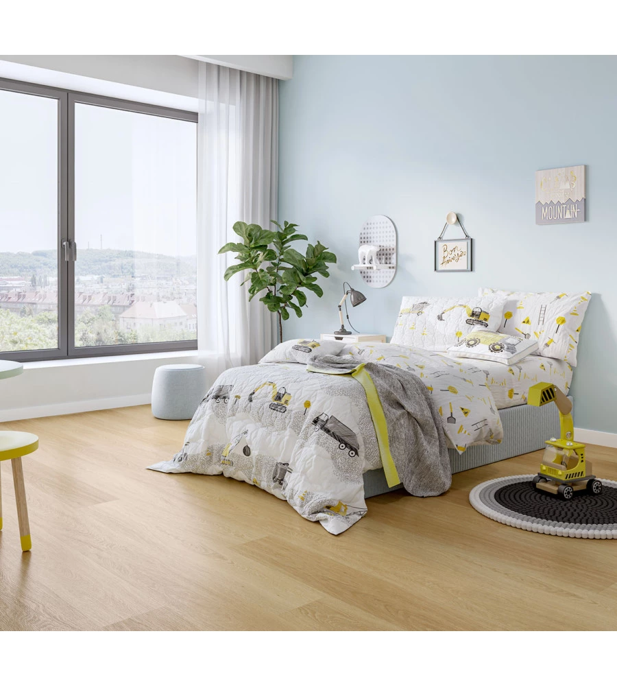 Pavimento spc rovere vinilico tortora Kimono "Light Torino" 5 mm ac3 2,184 m²