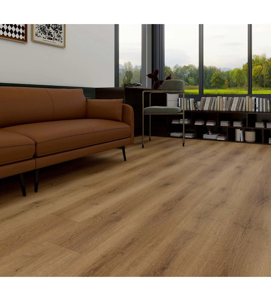 Pavimento spc rovere scuro Kimono "Grande Plus Madrid" 5,5 mm ac5 2,514 m²