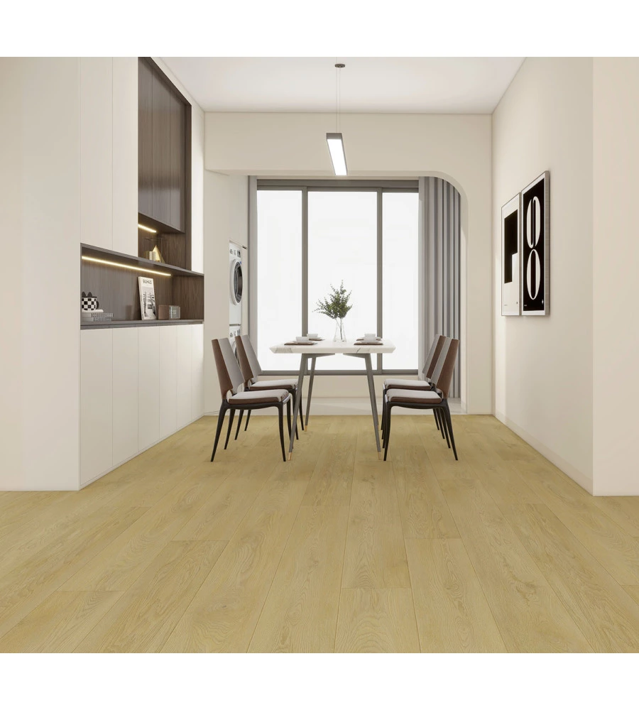 Pavimento spc rovere scuro Kimono "Grande" 5,5 mm ac4 2,514 m²