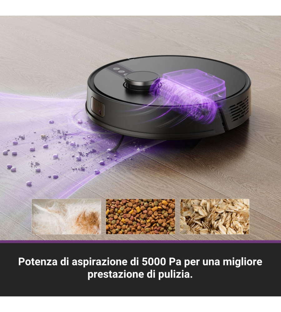 Aspirapolvere lava pavimenti robot con base inclusa Eureka "N6 Plus" 50W 2l