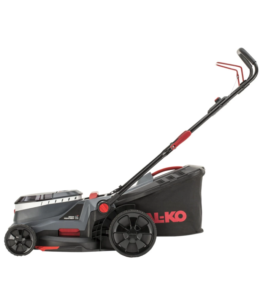 TAGLIAERBA A BATTERIA AL-KO "38.6 LI" TAGLIO 38 CM 2 BATTERIE 18V 4AH E CARICABATTERIE