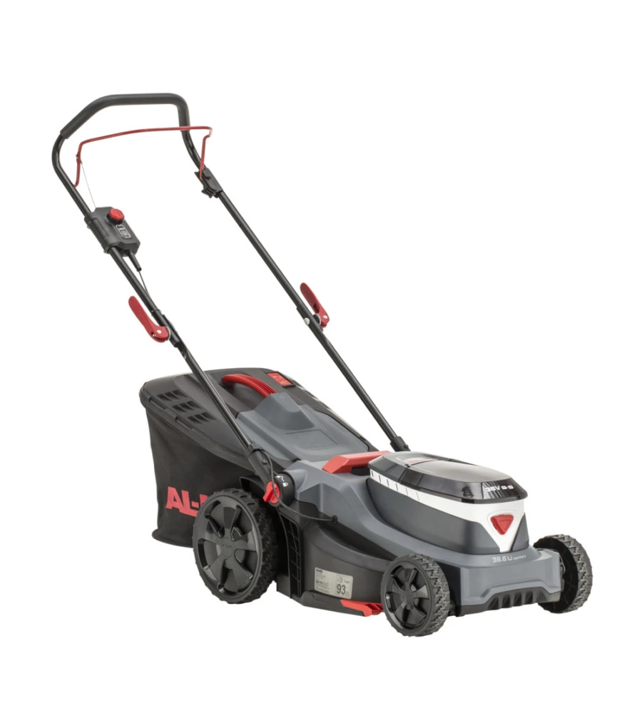 TAGLIAERBA A BATTERIA AL-KO "38.6 LI" TAGLIO 38 CM 2 BATTERIE 18V 4AH E CARICABATTERIE