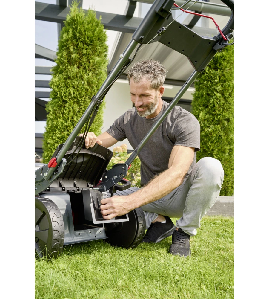 TAGLIAERBA A BATTERIA AL-KO "46.6 LI SP" TAGLIO 46 CM 2 BATTERIE 18V 2,5AH E 5AH E CARICABATTERIE