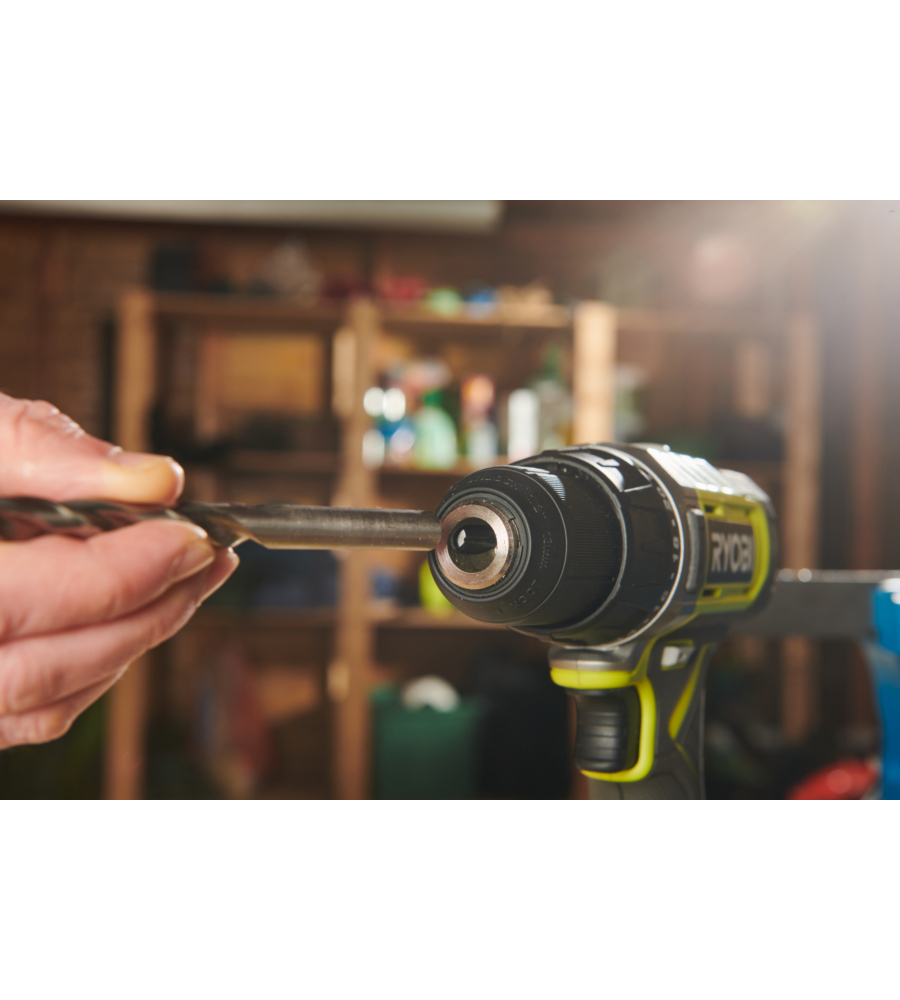 Kit valigetta trapano avvitatore a batteria Ryobi "RDD18-2C42S" 18V 4Ah e caricabatterie