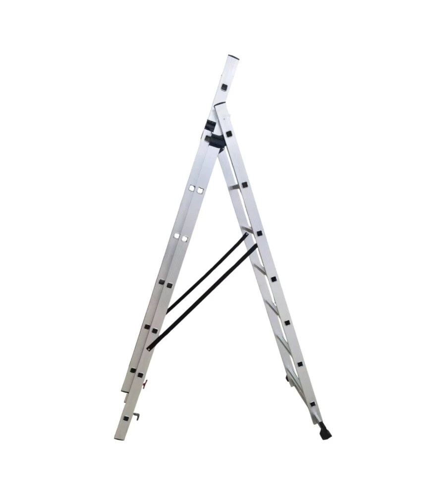 Scala a sfilo 3 rampe in alluminio Easy System portata massima 150 kg