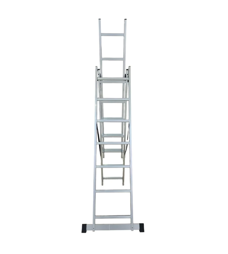 Scala a sfilo 3 rampe in alluminio Easy System portata massima 150 kg