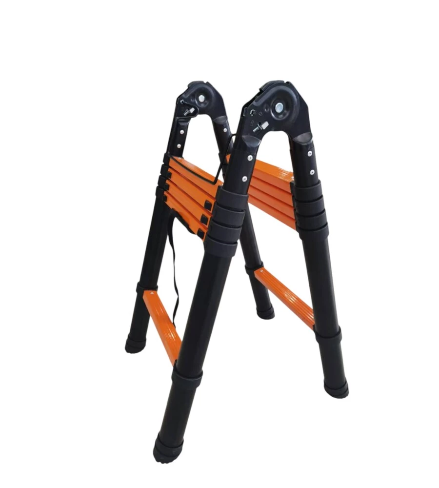 Scala telescopica in acciaio Easy System portata massima 150 kg 5x2 scalini