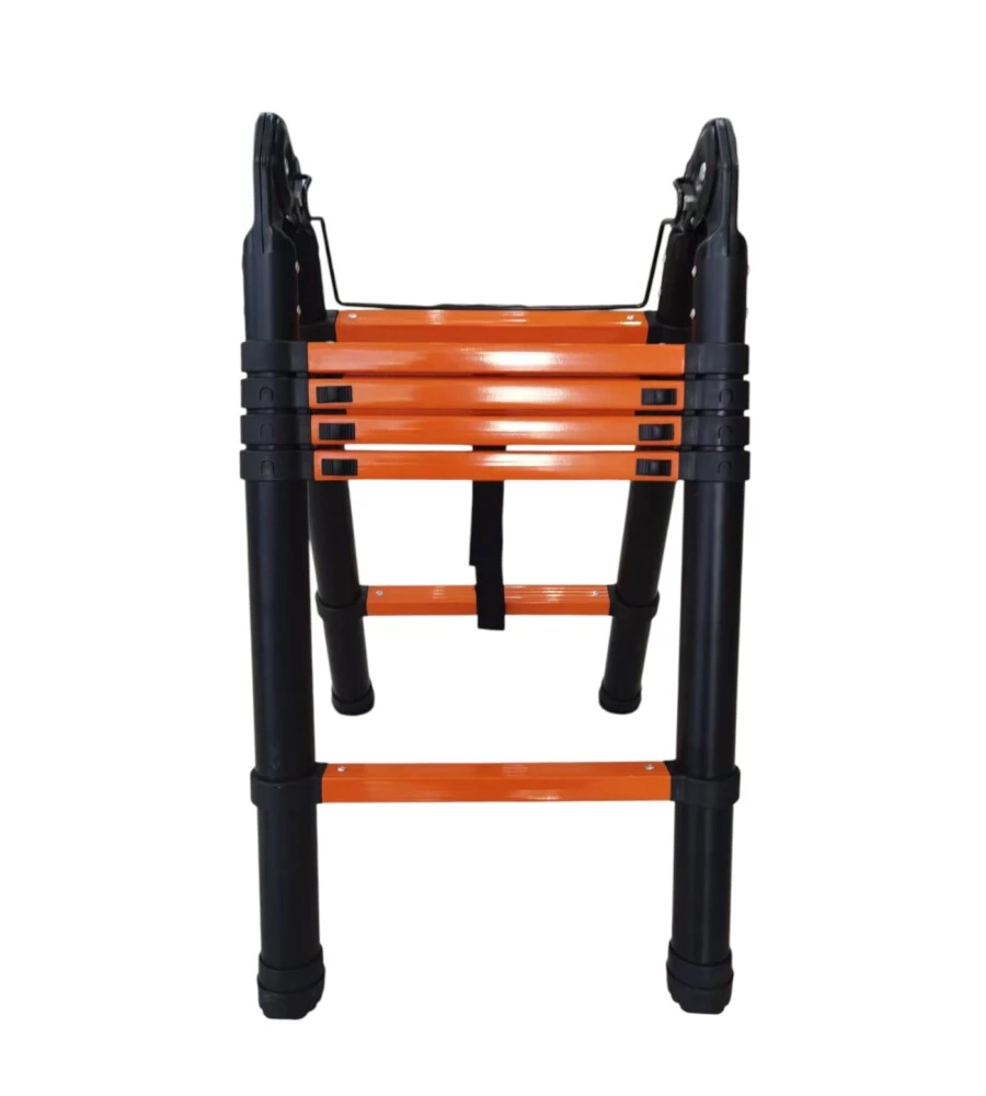 Scala telescopica in acciaio Easy System portata massima 150 kg 5x2 scalini