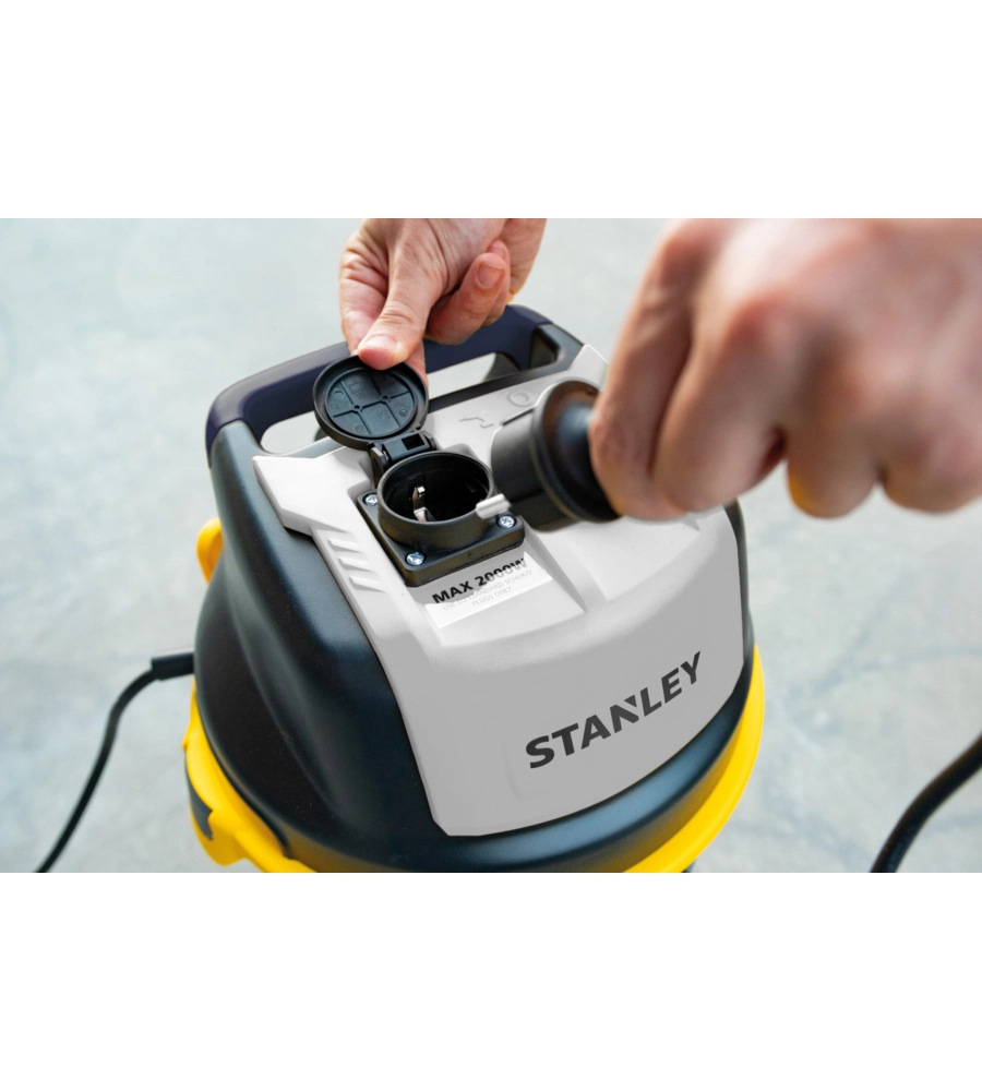 Aspiratore solidi liquidi elettrico Stanley Fatmax "SXFVC20PT-E" 1400W 20 lt 33l/s