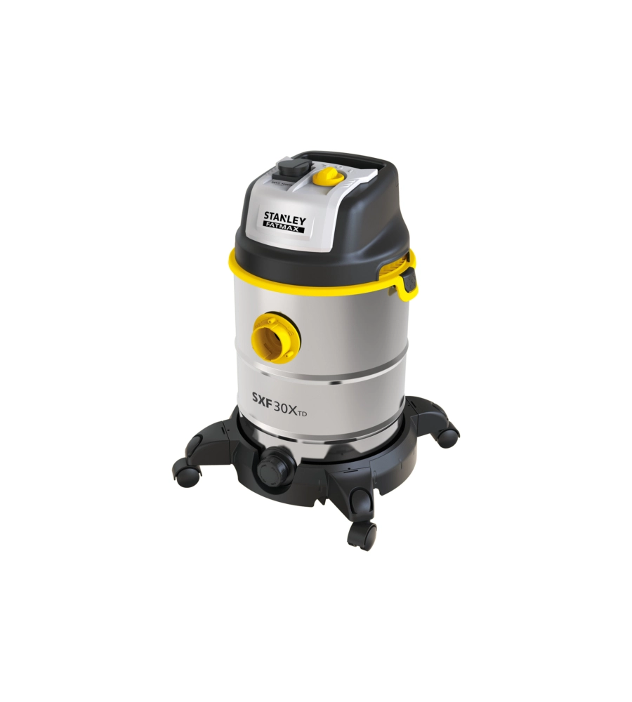 Aspiratore solidi liquidi elettrico Stanley Fatmax "SXFVC30XTD-E" 1600W 30 lt 36,5l/s