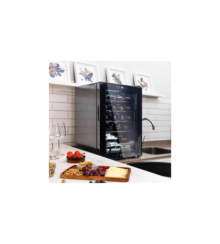 Cantina vino Cecotec "2050 Black Compressor" 20 bottiglie