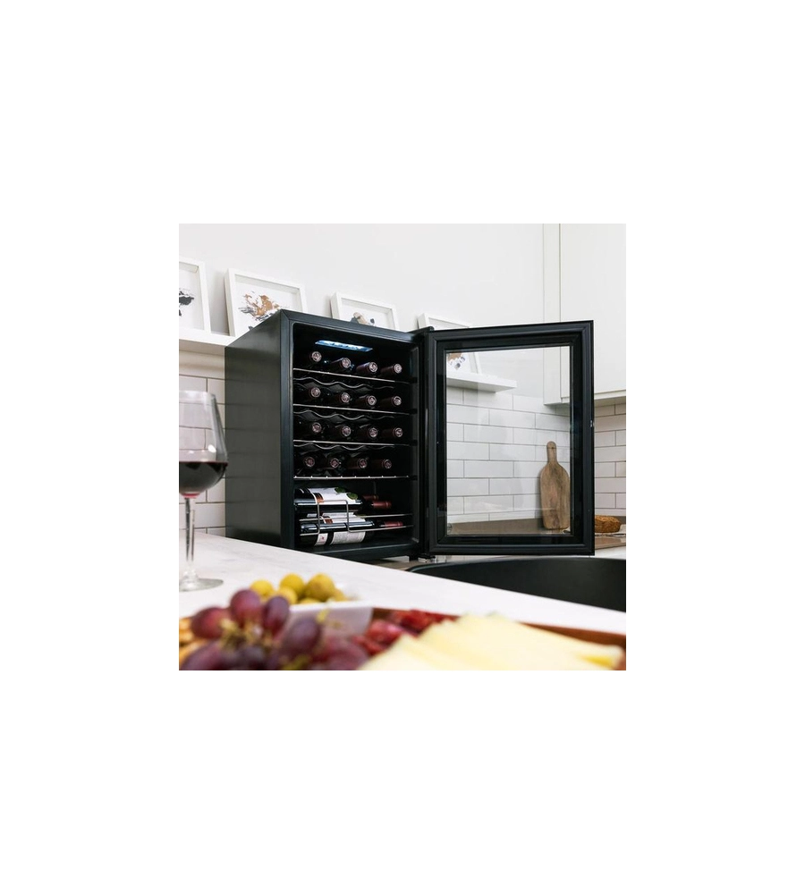 Cantina vino Cecotec "2050 Black Compressor" 20 bottiglie