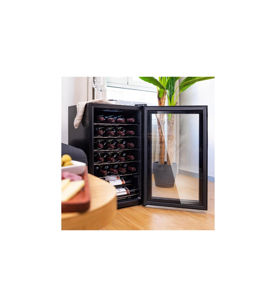 Cantina vino Cecotec "2450 Black Compressor" 24 bottiglie