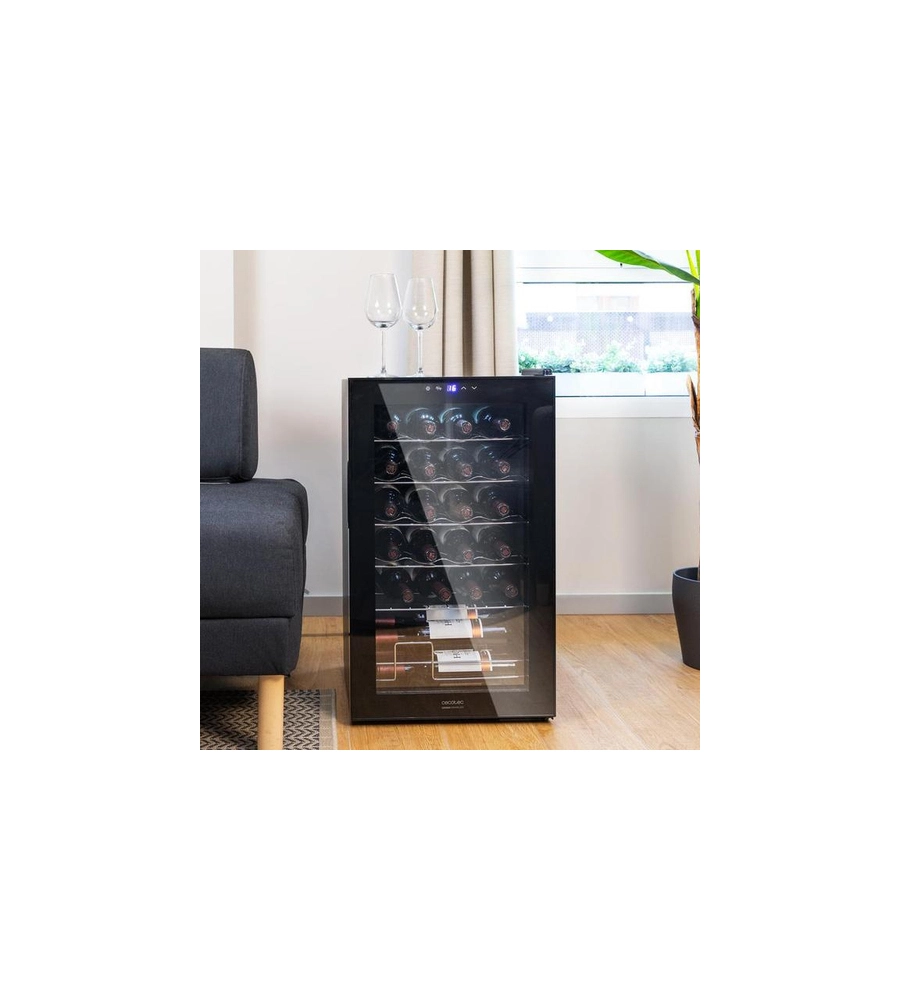Cantina vino Cecotec "2450 Black Compressor" 24 bottiglie