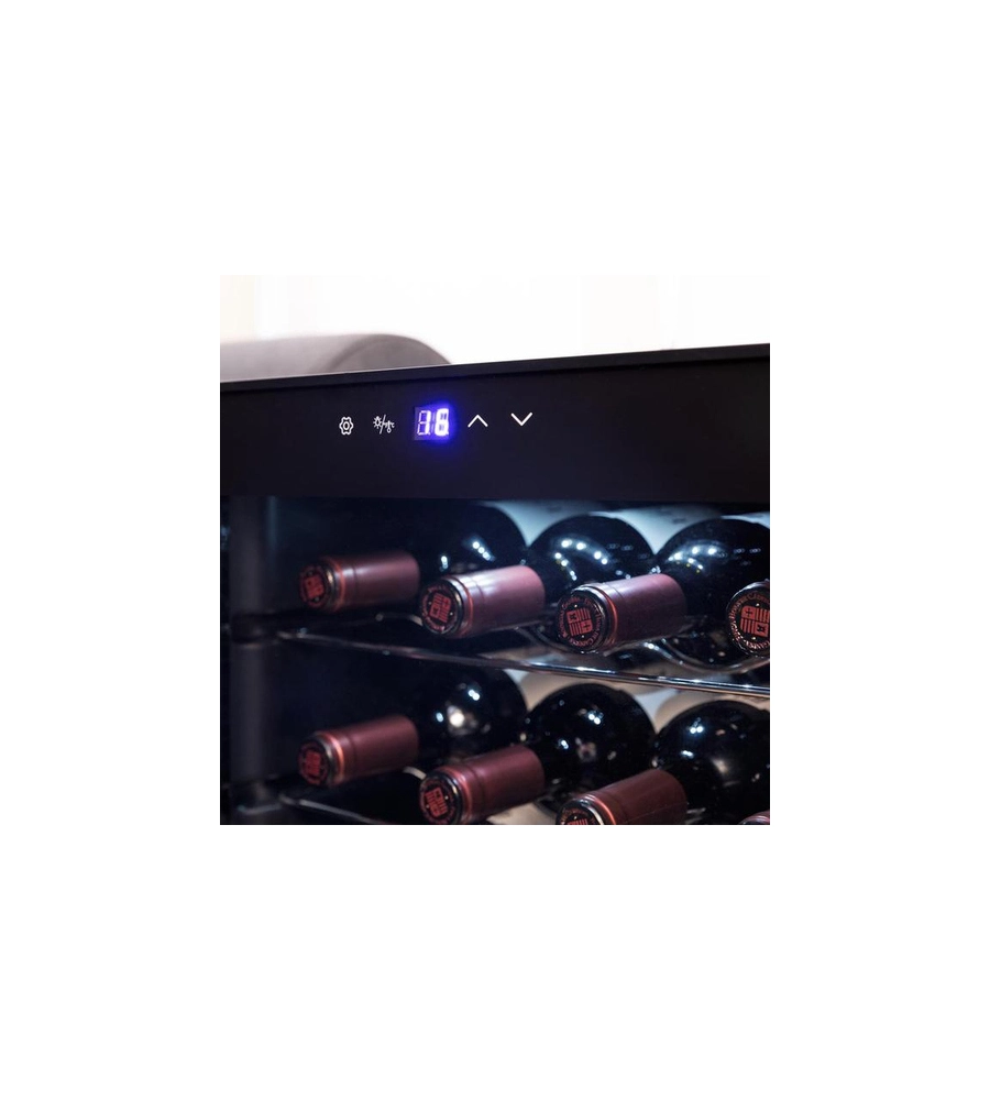 Cantina vino Cecotec "2450 Black Compressor" 24 bottiglie