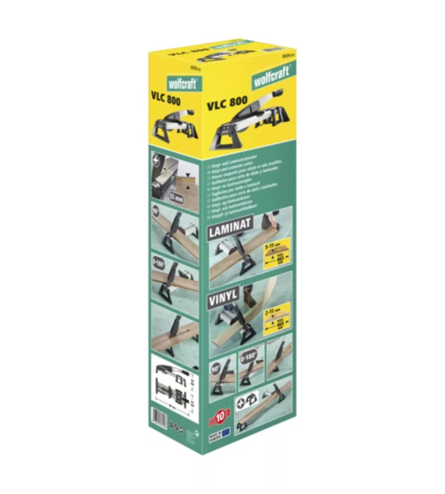 Taglierina per vinile e laminato Wolfcraft "VLC 800" 465 mm