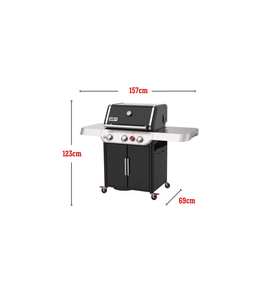 Barbecue a gas Weber "Genesis E-325s" 3 bruciatori - cod. 35310029