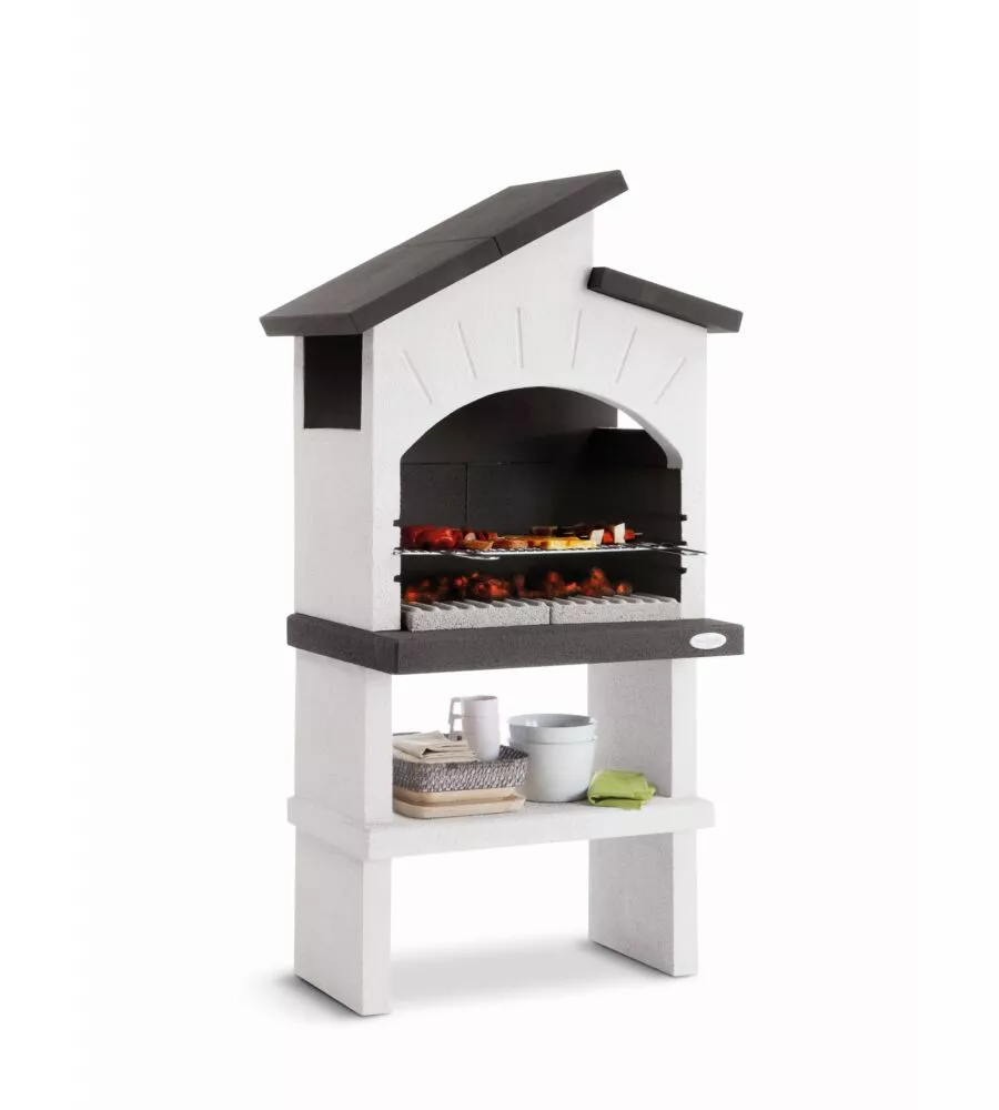 BARBECUE A CARBONELLA IN CEMENTO PALAZZETTI "VIESTE" 89X59X173 CM